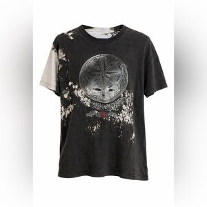 Vintage Early 2000s The Dead “On The Road” Distressed Tee Bleach Splatter Tshirt